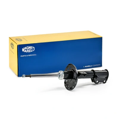 Imagen de MAGNETI MARELLI 358082070200 amortiguador Eje delantero, izquierda Presión de gas Bitubular Columna Espiga arriba, Abrazadera abajo