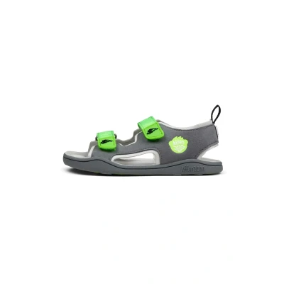 Imagen de Affenzahn Sandalia Vegan Airy con cierre de velcro, antideslizante, flexible, ligera, para verano, talla 21 32, Pantera Gris, 30 EU