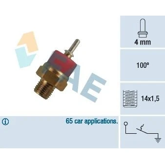 Imagen de Interruptor de temperatura, testigo líquido refrigerante FAE 35770