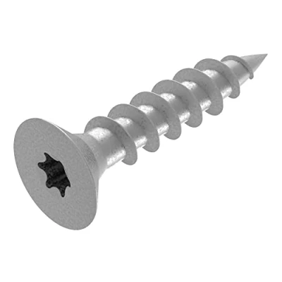 Imagen de SECCARO tornillo para madera aglomerada, 6 x 30 mm, acero inoxidable V2A, VA A2, con rosca completa, TX/hexágono interior, 250 unidades
