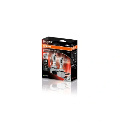 Imagen de Osram NIGHT BREAKER LED SMART H10; Faros antiniebla con homologación para carretera; haz de luz más amplio; 6000K; 2 lámparas
