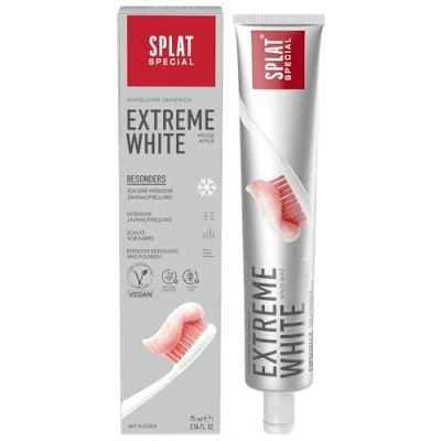 Imagen de Pasta de dientes natural SPLAT Special Extreme White con Peróxido Carbamida. Blanquea los 75 ml