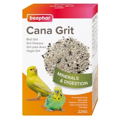 Imagen de Beaphar Cana Grit Suplemento Alimenticio para Mejorar Digestión, Contiene Minerales, Todo Tipo de Aves, 250 g