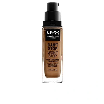 Imagen de NYX Professional Makeup Can&#039;t Stop Won&#039;t Full Coverage Base de maquillaje Nutmeg 30 ml