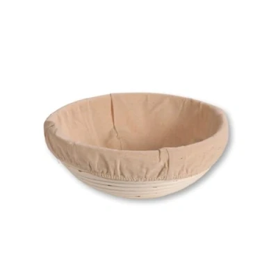 Imagen de KESPER Cesta de fermentación, material: ratán, forro textil (extraíble), dimensiones: Ø 25 x 8 cm, color: natural 19631