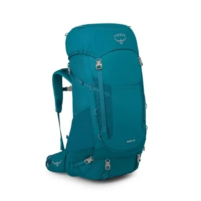 Imagen de Osprey Mochilas para niños Senderismo Trekking Todos los deportes Escuela, Blue Spikemoss/Deep Peyto, Senderismo, 38 L