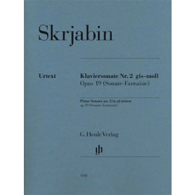 Imagen de Sonata nº 2 (fantasia) en sol sost. Menor op.19 para piano (urtext)