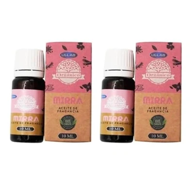 Imagen de Aromasenses 2 unds Aceite Esencial Mirra Ullas 10 ml Quemador Difusor Velas Perfumadas (10 ml, Mirra)