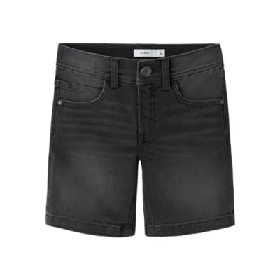 Imagen de Name it kids Nkmsilas Slim L Dnm Shorts 3339 is TB Short, Dark Grey Denim, 122 para Niños