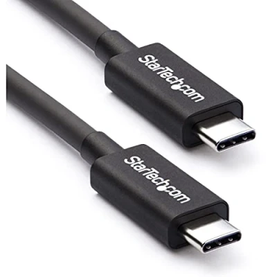 Imagen de Startech.com Tblt3mm2m Cable De Thunderbolt 3 A Usb c (2 M, 40 Gbps) Color Negro