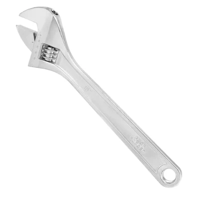 Imagen de QWORK® llave ajustable de 375 mm, inglesa grande, calibre ancho, apertura máxima 48 mm