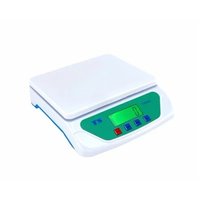 Imagen de Bascula electrónica digital Peso Comercial de cocina balaza para Pesar Fruta Verduras 30kg 1g Portatil Bateria y DV 6V