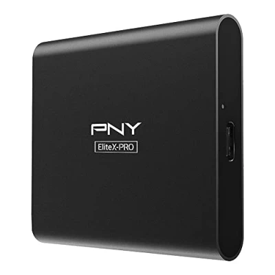 Imagen de PNY CS2260 EliteX Pro USB 3.2 Gen 2x2 SSD portátil de 1TB, Velocidad Lectura hasta 1.500 MB/s, Escritura 1.400 MB/s