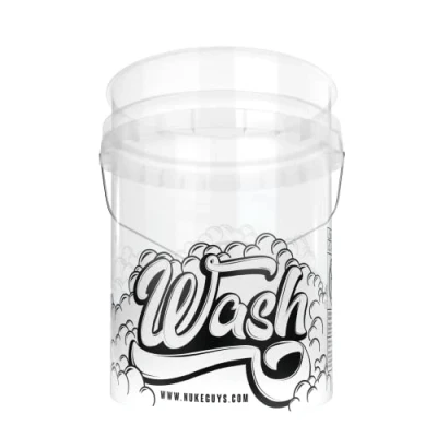 Imagen de Nuke Guys cubo de lavado coche, 20 litros, transparente, para coches, a mano, limpieza exterior, accesorios lavar motocicletas y bicicletas