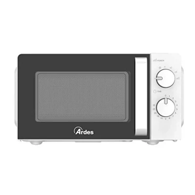 Imagen de ARDES Horno de Microondas 20 Litros Pequeño con 6 niveles Potencia y Modo cocción 700W Temporizador Luz Interna Plato giratorio Modelo AR6520