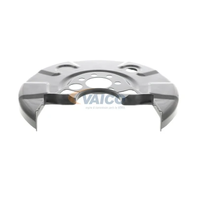 Imagen de VAICO V10 4825 Chapa Protectora de Disco Freno Eje trasero izquierda Original calidad VOLKSWAGEN: GOLF 2, Corrado, 3, SEAT: TOLEDO 1