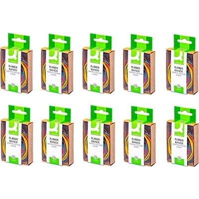 Imagen de Q CONNECT RUBBER BANDS COLOURED 15G