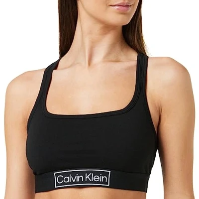 Imagen de Calvin Klein Mujer Sujetador Bralette Stretch, Negro (Black), L