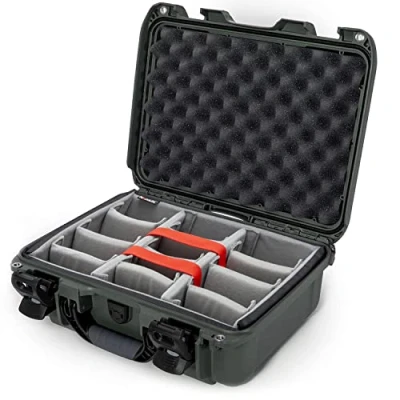 Imagen de Nanuk 920 Funda rígida Impermeable con separadores Acolchados, Color Verde Oliva