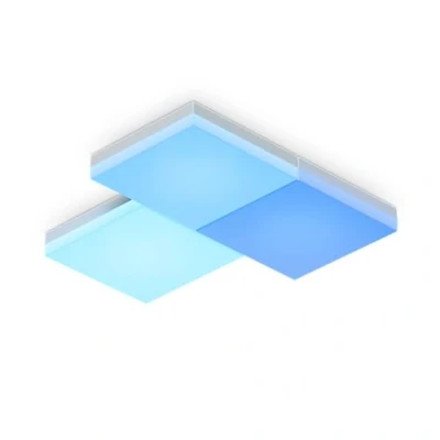 Imagen de nanoleaf Skylight Starter Kit, 3 Plafon Luz Led Techo Inteligentes RGBW Lámpara Interior Modulares, Luces 16M Colores WiFi, Compatible con Alex Google Apple Homekit