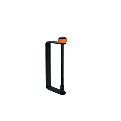 Imagen de Fiskars Soporte de pared para Carro portamangueras S, Fácil montaje en la pared, Acabado calidad, Negro/Naranja, 1020448