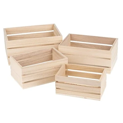 Imagen de Ideen mit Herz 4 cajas pequeñas de madera rectangulares varios tamaños