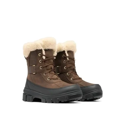 Imagen de Sorel Torino Parc Boot WP, Botas de invierno, Mujer, Tobacco Black 5, 40.5 EU