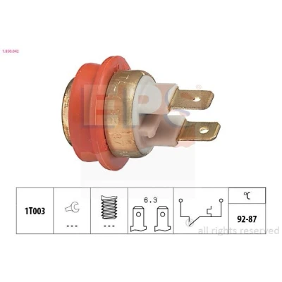 Imagen de Interruptor de temperatura, ventilador del radiador EPS 1.850.042