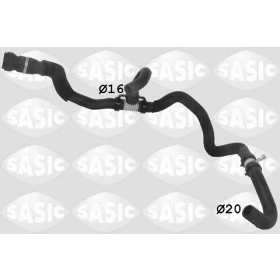 Imagen de SASIC 3404121 Manguitos de Radiador centro izquierda RENAULT: Kangoo I, CLIO 2, I Express