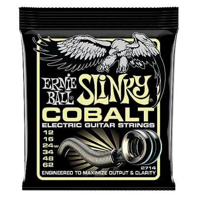 Imagen de Ernie Ball Mammoth Slinky Cobalt Cuerdas para guitarra eléctrica, cobalto, calibre 12 62