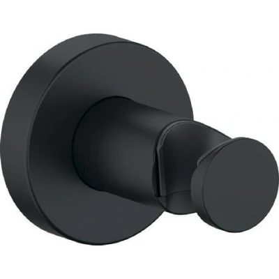 Imagen de Duravit UV0620007046 Soporte universal para alcachofa de ducha, color negro mate