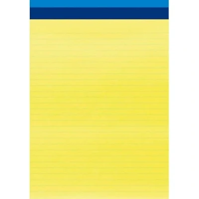 Imagen de Bloc Notas Microperforado A4 50 Hojas 60 gr Rayado Horizontal Papel Amarillo