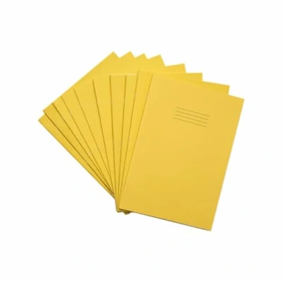 Imagen de Rhino Cuaderno (A4, 32 páginas, mitad blanco y rayas, 10 unidades), color amarillo