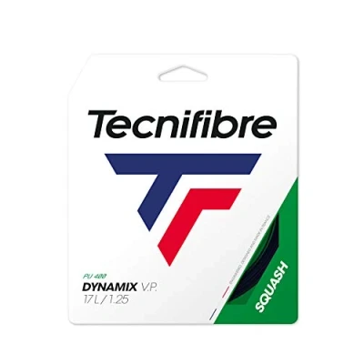 Imagen de Tecnifibre Dynamix VP Cuerda de Squash, Unisex Adulto, Negro, 1.25 / 12m