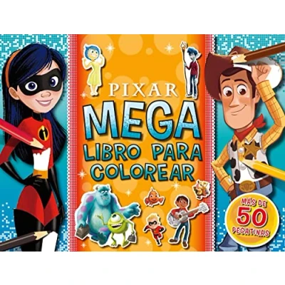 Imagen de Pixar. Megalibro para colorear: Con pegatinas (Disney Pixar)