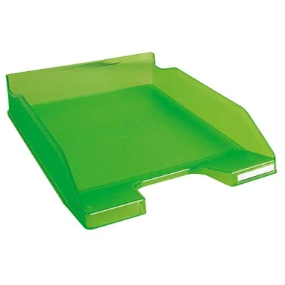 Imagen de Exacompta Linicolor Bandeja de correo, color verde manzana translúcido