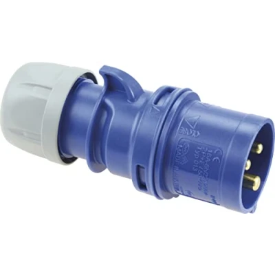 Imagen de SIROX® Enchufe CEE IP 44, 3 polos, 230 V, 6 h, corriente 32 A, conexión técnica de tornillo, contactos niquelados no.