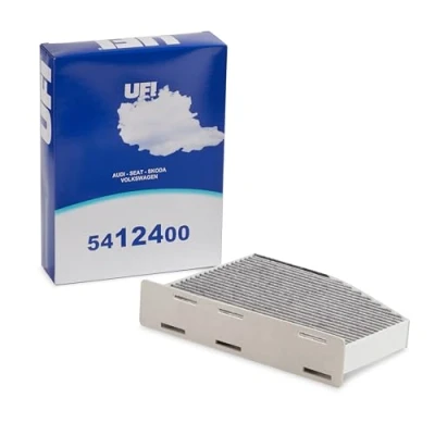 Imagen de UFI Filters, Filtro de Habitáculo Carbón Activo 54.124.00, Recambio, Apto para Coches, Modelos Audi, Seat, Skoda y Volkswagen