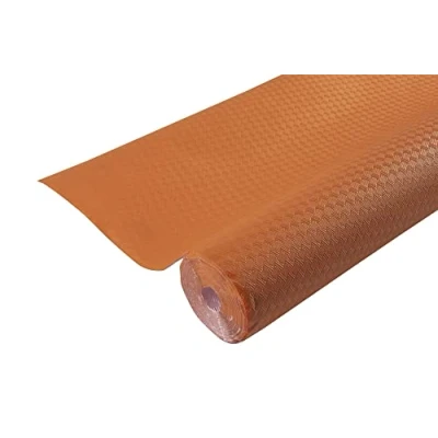 Imagen de Pro Nappe Ref 800685I 16 x Mantel desechable en Papel Gofrado único, estético y Profundo Rollo 6 M de Largo 1,20 Ancho Color mandarín