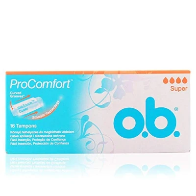 Imagen de o.b.® ProComfort® Super Tampones para los días menstruales más severos, con tecnología Dynamic Fit™ y superficie SilkTouch® máxima comodidad* protección confiable, 16 unidades