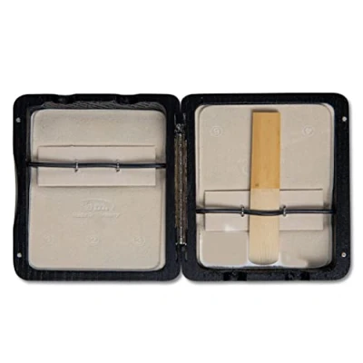 Imagen de GEWA 751004 Estuche de madera para 6 lengüetas clarinete, color negro