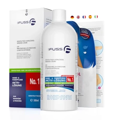 Imagen de Mr. Fuss® Sistema Anti Callos, Crecimiento Removedor de cutículas callosidad Solución No. 1 fuertemente ablandamiento