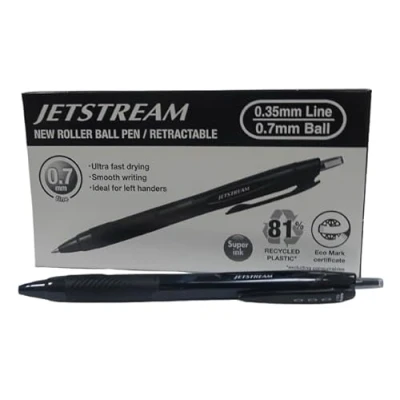Imagen de Uni ball Rollerball JetStream SXN 157E Negro 0,7mm Caja 12 Uds