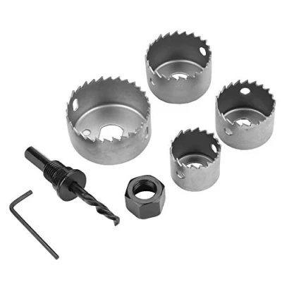 Imagen de Akozon 6 PCS Sierras Perforadoras Juego de Coronas Sierra Corona Broca Circular para Madera 32/38/44/54mm