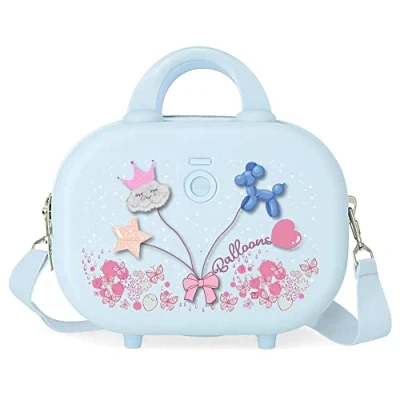 Imagen de Enso Balloons Neceser Adaptable con Bandolera Turquesa 29x21x15 cms Rígido ABS 9,14L 2,52 kgs