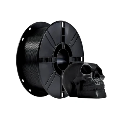 Imagen de iBOSS filamento PETG de 1,75 mm, mayor tenacidad, impresora 3D PETG, bobina 1 kg, precisión dimensional +/ 0,02 impresión para 3D, negro