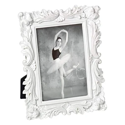 Imagen de walther design QS318W Saint Germain Marco ornamentado 13 x 18 cm, blanco