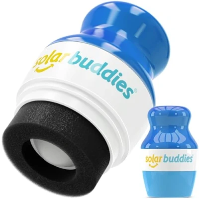 Imagen de Solar Buddies Aplicador de Protector Azul Completo Recargable Esponja para Solar, Crema y Loción Niños, Adultos Familias Contiene 100ml