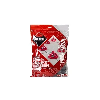 Imagen de RUBI Base Plana 2 mm Cyclone Level System para Baldosas Espesores de 3 a 18 300 unidades Sistema Facilitar Colocación Cerámicas Gran Formato Niveladores Azulejos