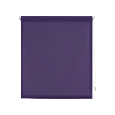 Imagen de Blindecor Aure Estor enrollable Easyfix translúcido liso Violeta, 67 x 180 cm (ancho por alto) Tamaño de la Tela 64 175 Estores sin herramientas para ventanas